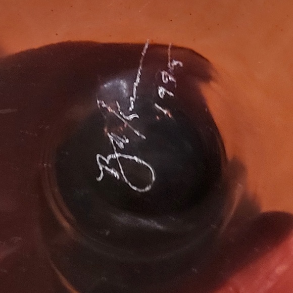 Rare Art Glass Goblet Signed by Regina Kaufmann for Glashagen Hütte  1995 - Picture 10 of 11